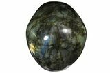 Realistic, Hollowed-Out Polished Labradorite Skull - Sale Price #127582-4